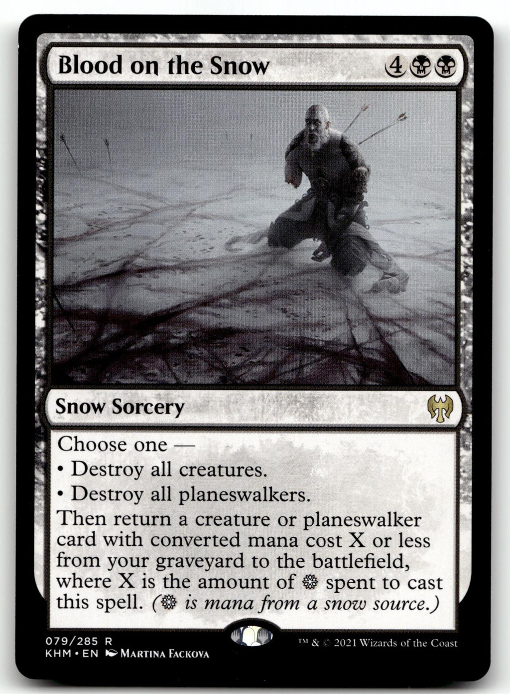 Blood on the Snow 79 Rare Kaldheim Magic: The Gathering Near Mint