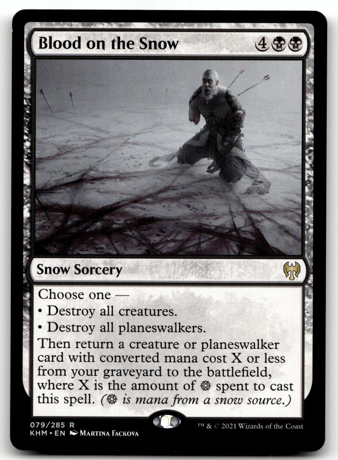 Blood on the Snow 79 Rare Kaldheim Magic: The Gathering Near Mint
