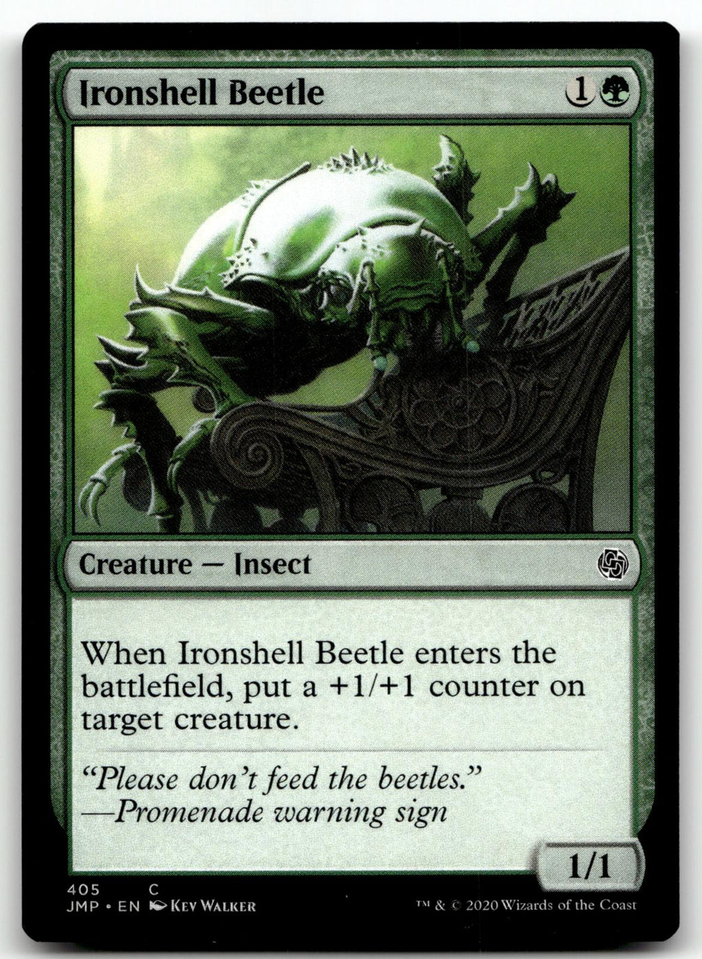 Ironshell Beetle 405 Common Jumpstart Magic: The Gathering Near Mint