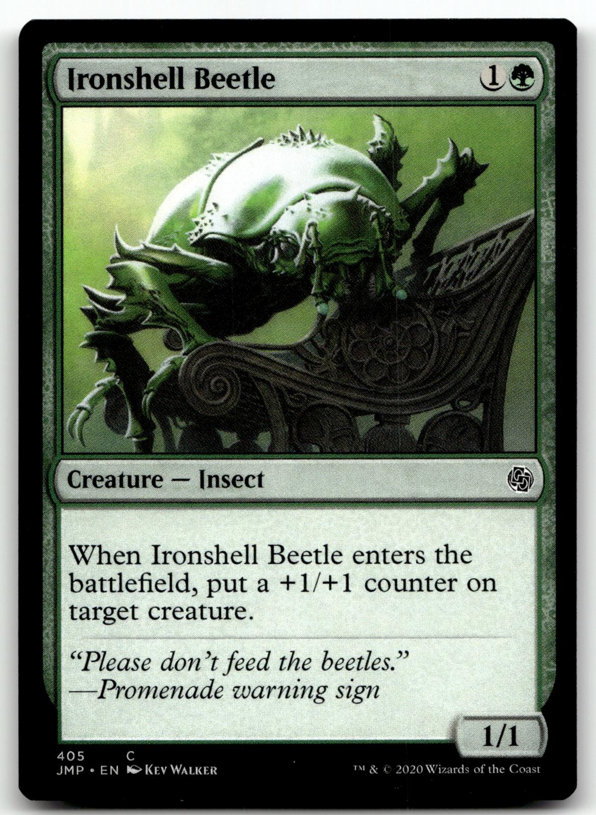 Ironshell Beetle 405 Common Jumpstart Magic: The Gathering Near Mint