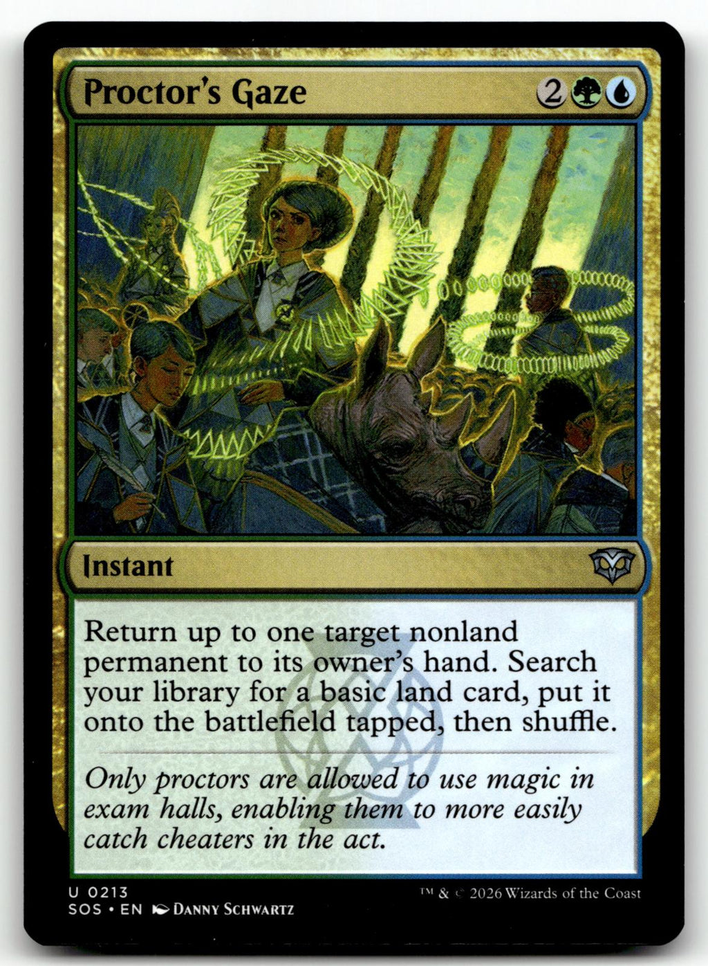 Proctor's Gaze 213 Uncommon Secrets of Strixhaven Magic: The Gathering Near Mint