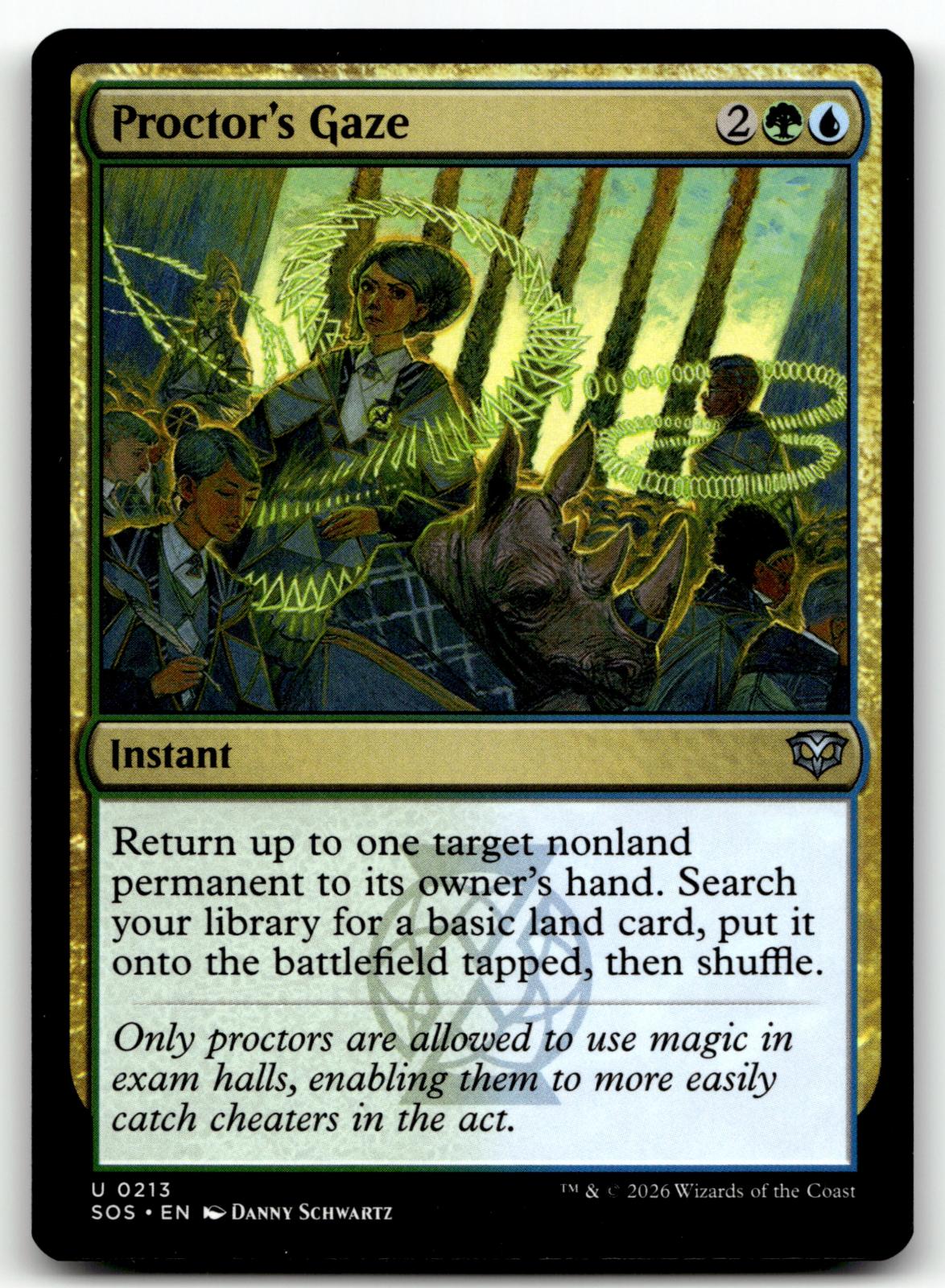 Proctor's Gaze 213 Uncommon Secrets of Strixhaven Magic: The Gathering Near Mint