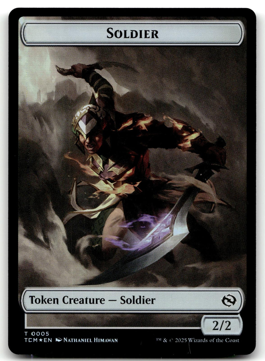 Soldier Token (002) 2 Token Conspiracy: Take the Crown Magic: The Gathering NM