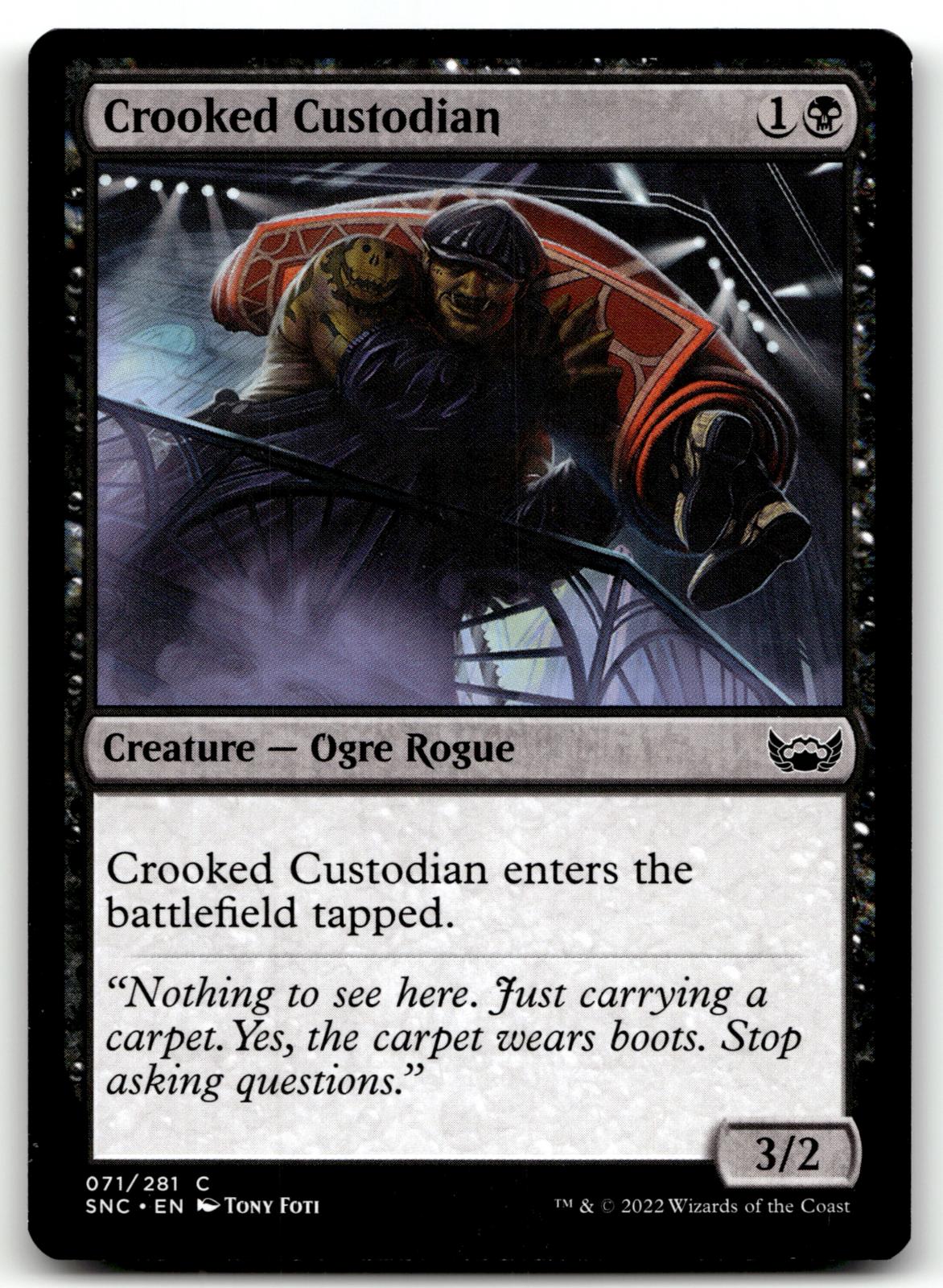 Crooked Custodian 71 Common Streets of New Capenna Magic: The Gathering NM