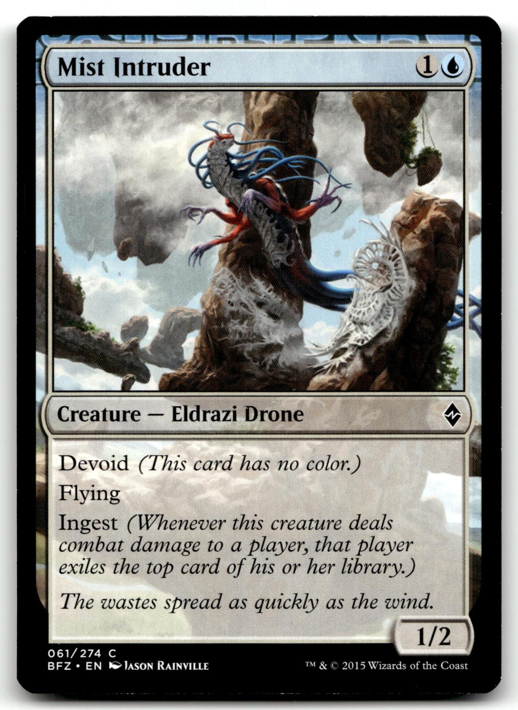 Mist Intruder 61 Common Battle for Zendikar Magic: The Gathering Near Mint