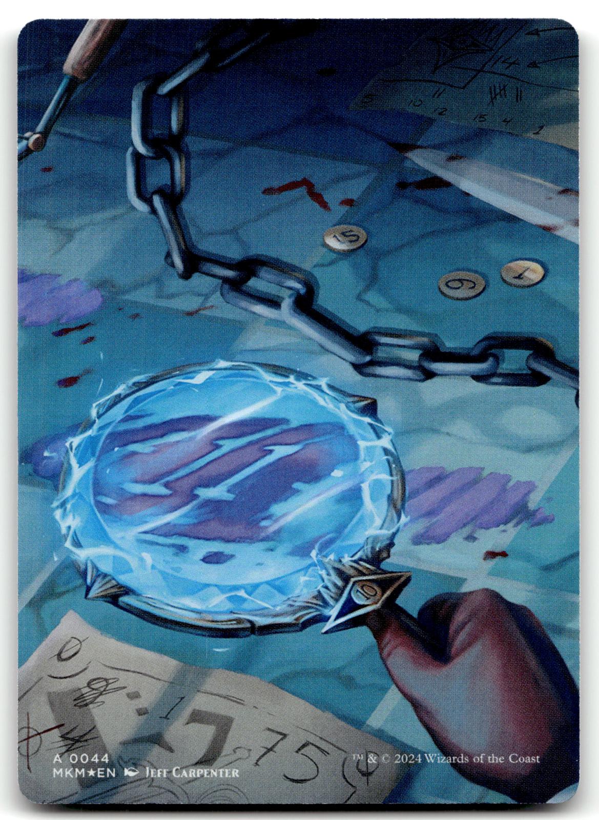 Clue (0017) // A 0044 Double-Sided Token 17 // 44 Murders at Karlov Manor Magic: The Gathering Foil NM