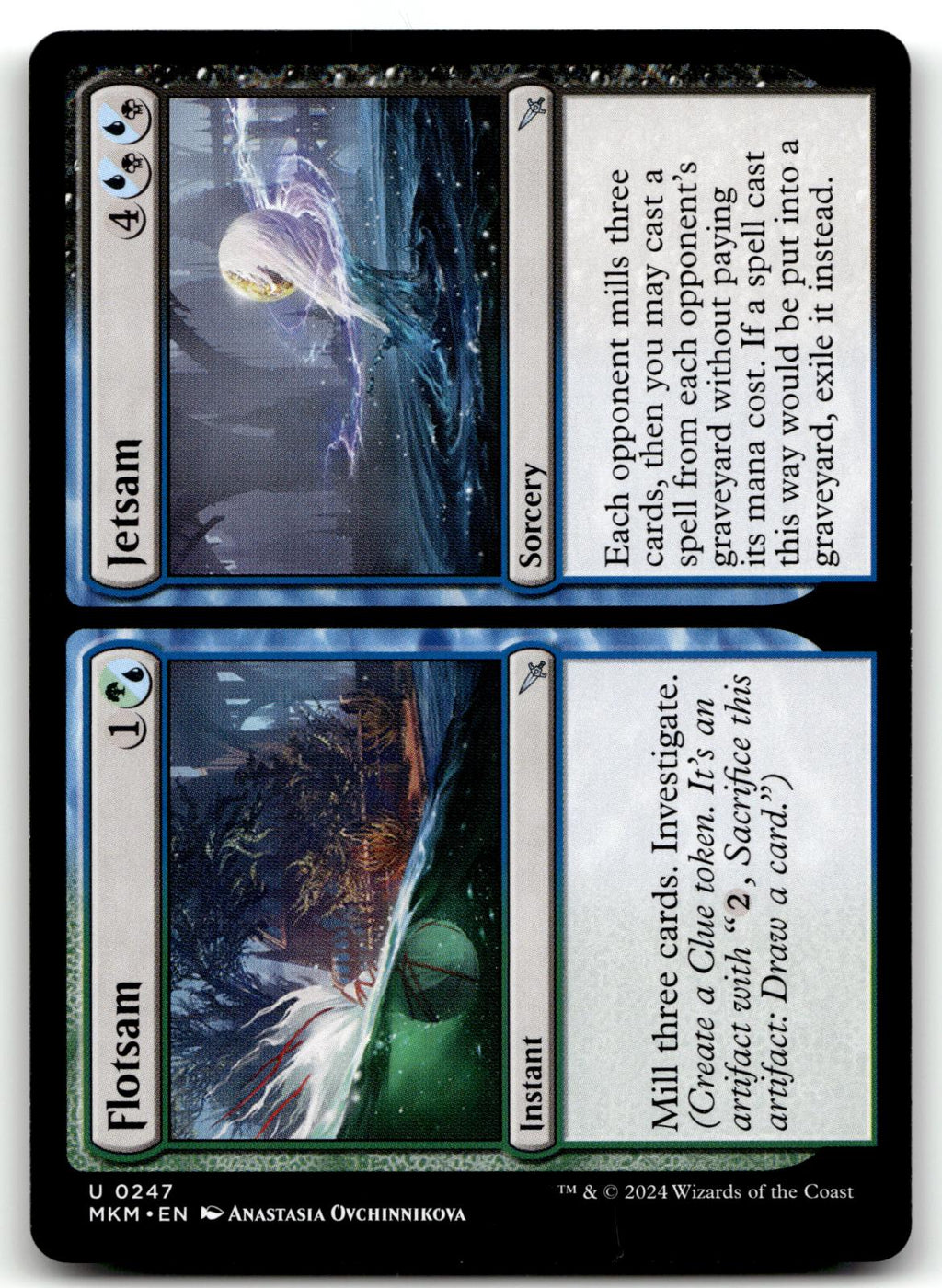 Flotsam // Jetsam 247 Uncommon Murders at Karlov Manor Magic: The Gathering NM