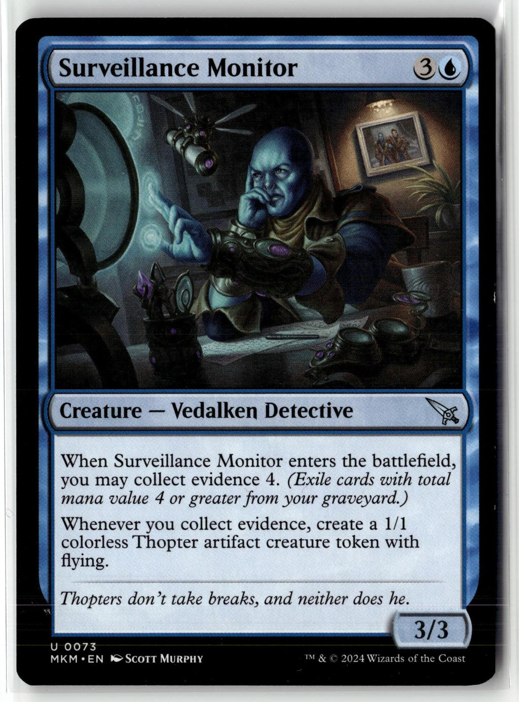 Surveillance Monitor (b) 73 Murders at Karlov Manor Magic: The Gathering NM