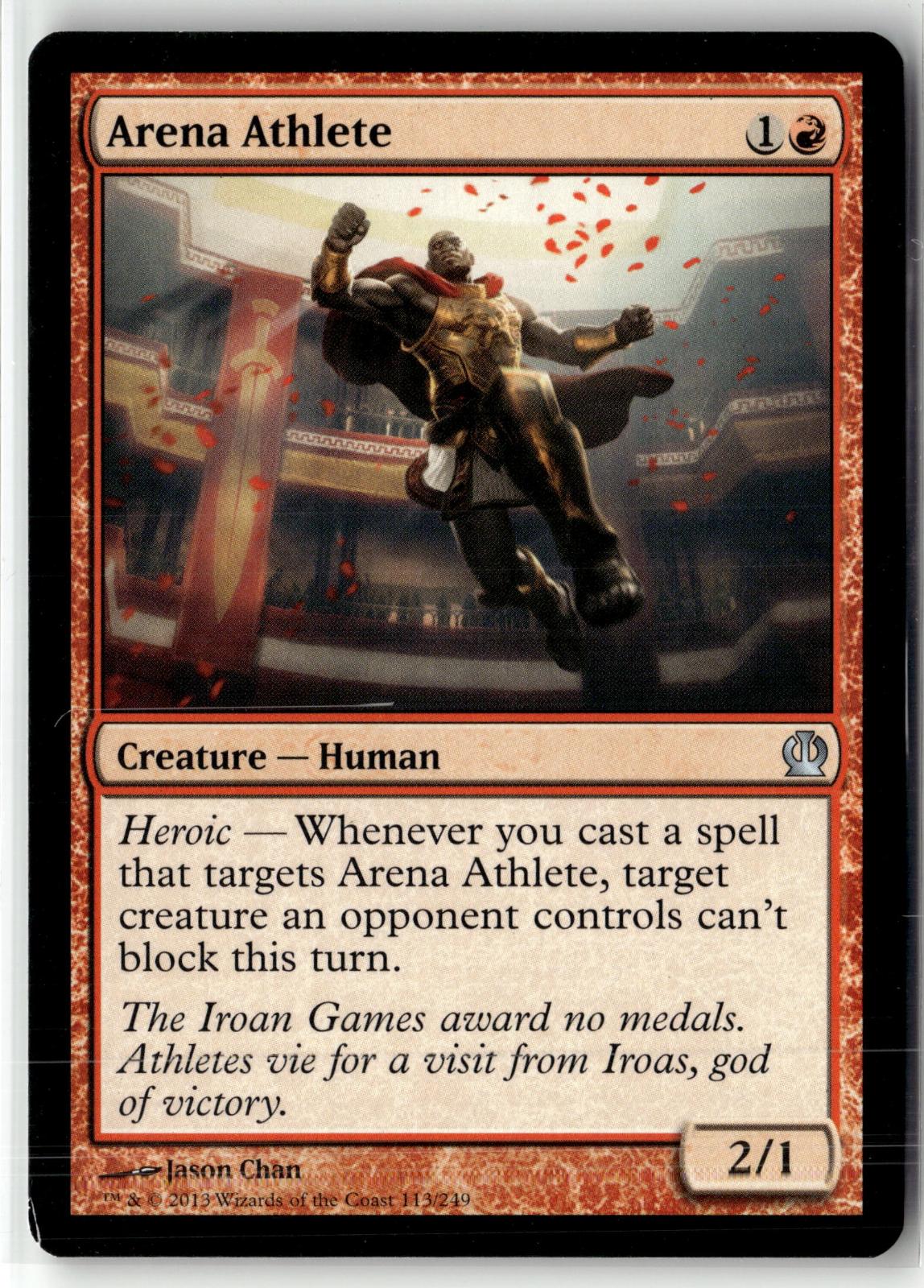 Arena Athlete 113 Uncommon Theros Magic: The Gathering Near Mint