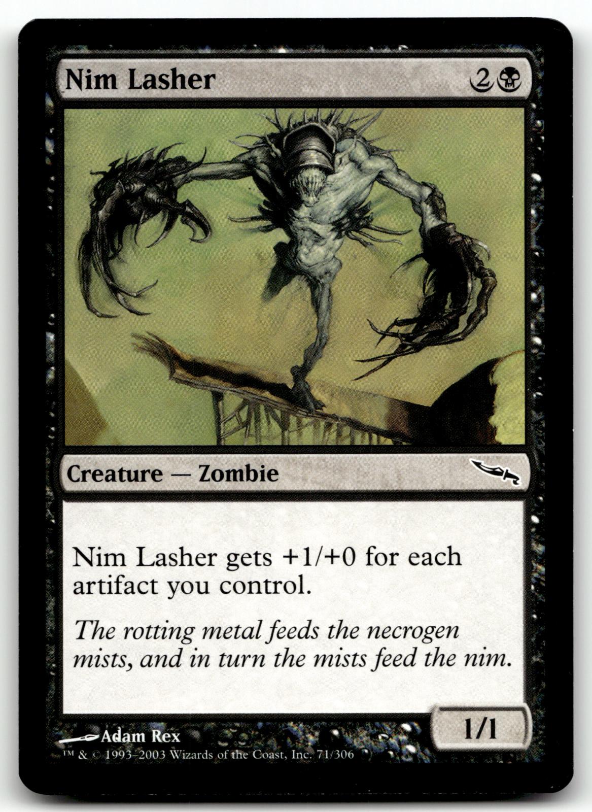 Nim Lasher 71 Common Mirrodin Magic: The Gathering Near Mint