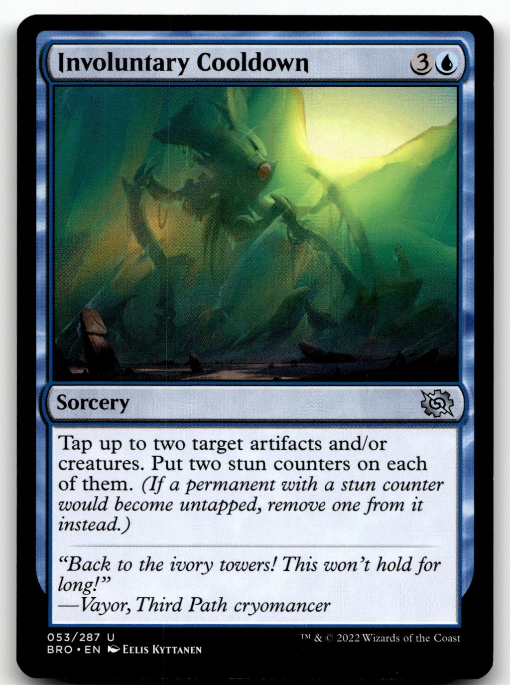 Involuntary Cooldown 53 Uncommon The Brothers' War Magic: The Gathering NM