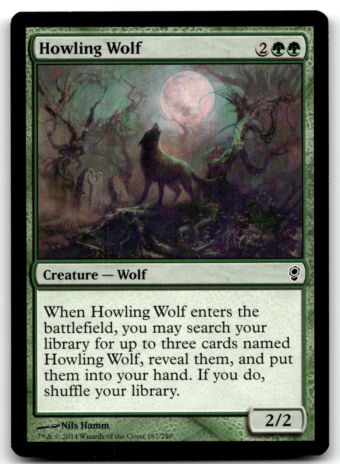 Howling Wolf 167 Common Conspiracy Magic: The Gathering Near Mint