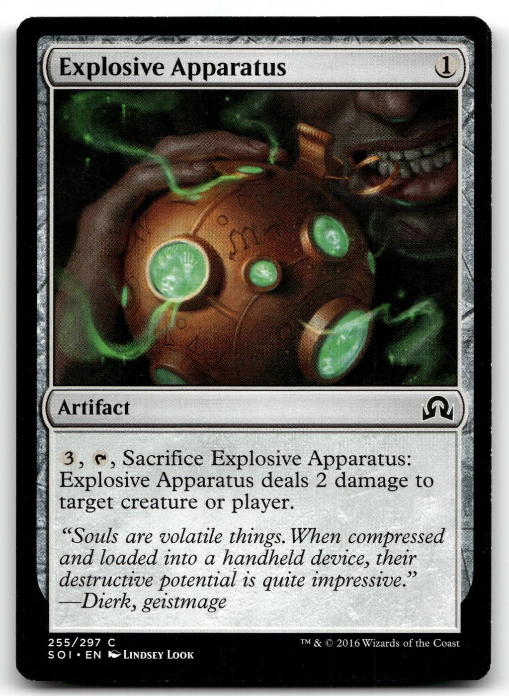 Explosive Apparatus 255 Common Shadows over Innistrad Magic: The Gathering NM