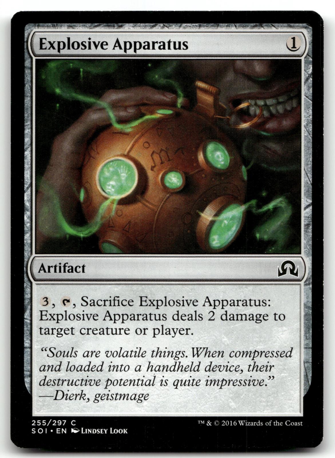 Explosive Apparatus 255 Common Shadows over Innistrad Magic: The Gathering NM