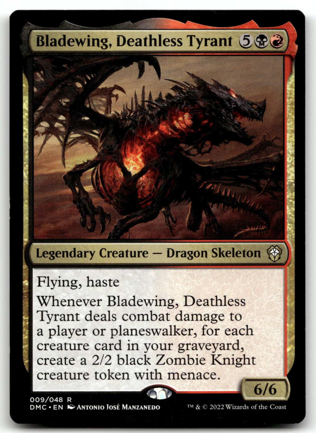 Bladewing, Deathless Tyrant 9 Commander: Dominaria United Magic: The Gathering 