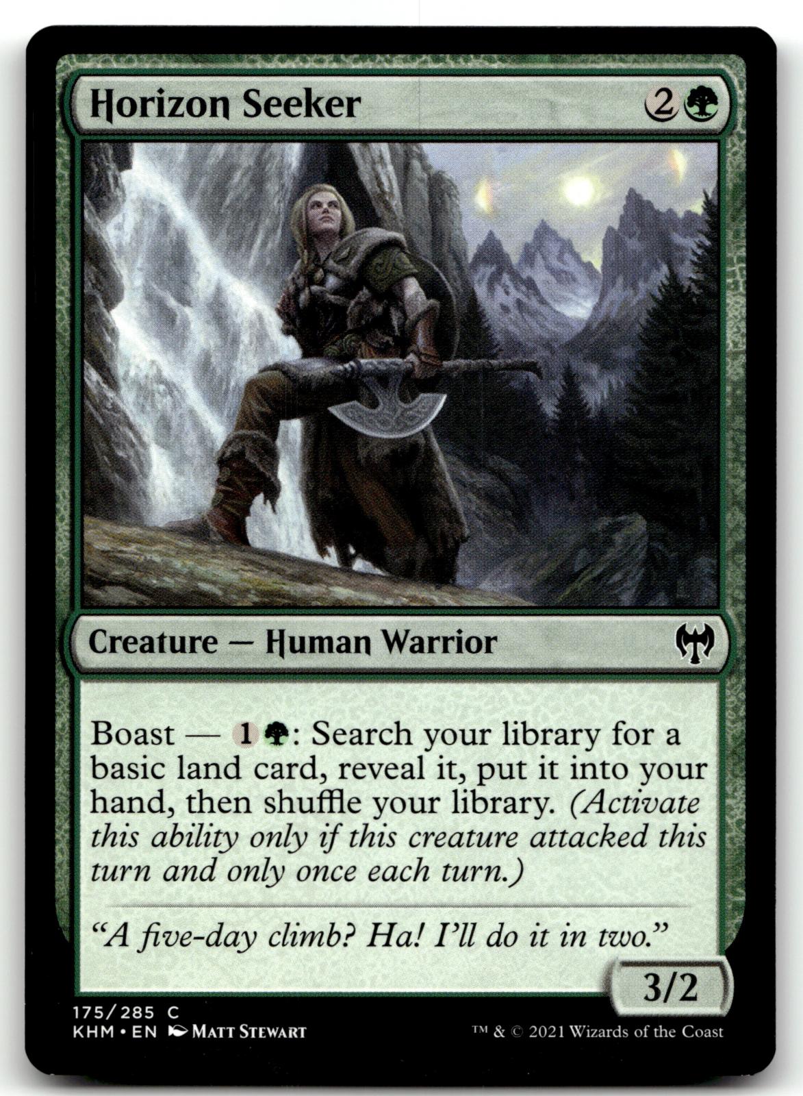 Horizon Seeker 175 Common Kaldheim Magic: The Gathering Near Mint