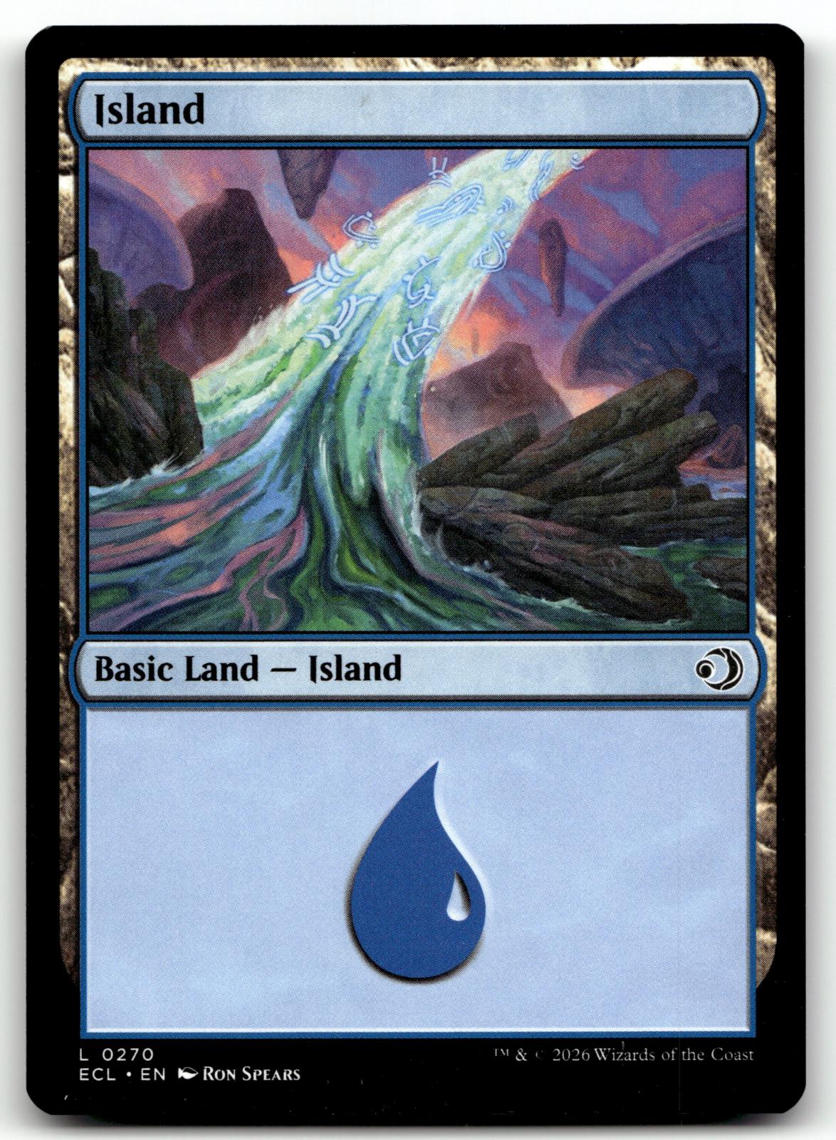 Island (290) 290 Land Commander Anthology Volume II Magic: The Gathering NM