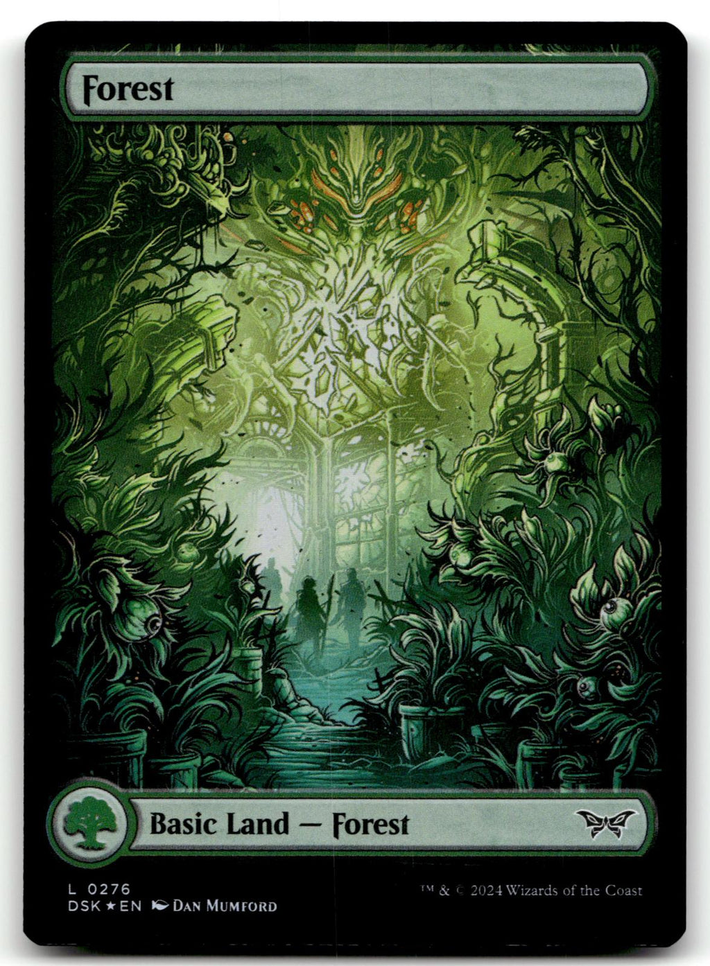 Forest (0276) - Full Art 276 Duskmourn: House of Horror Magic: The Gathering Foil NM