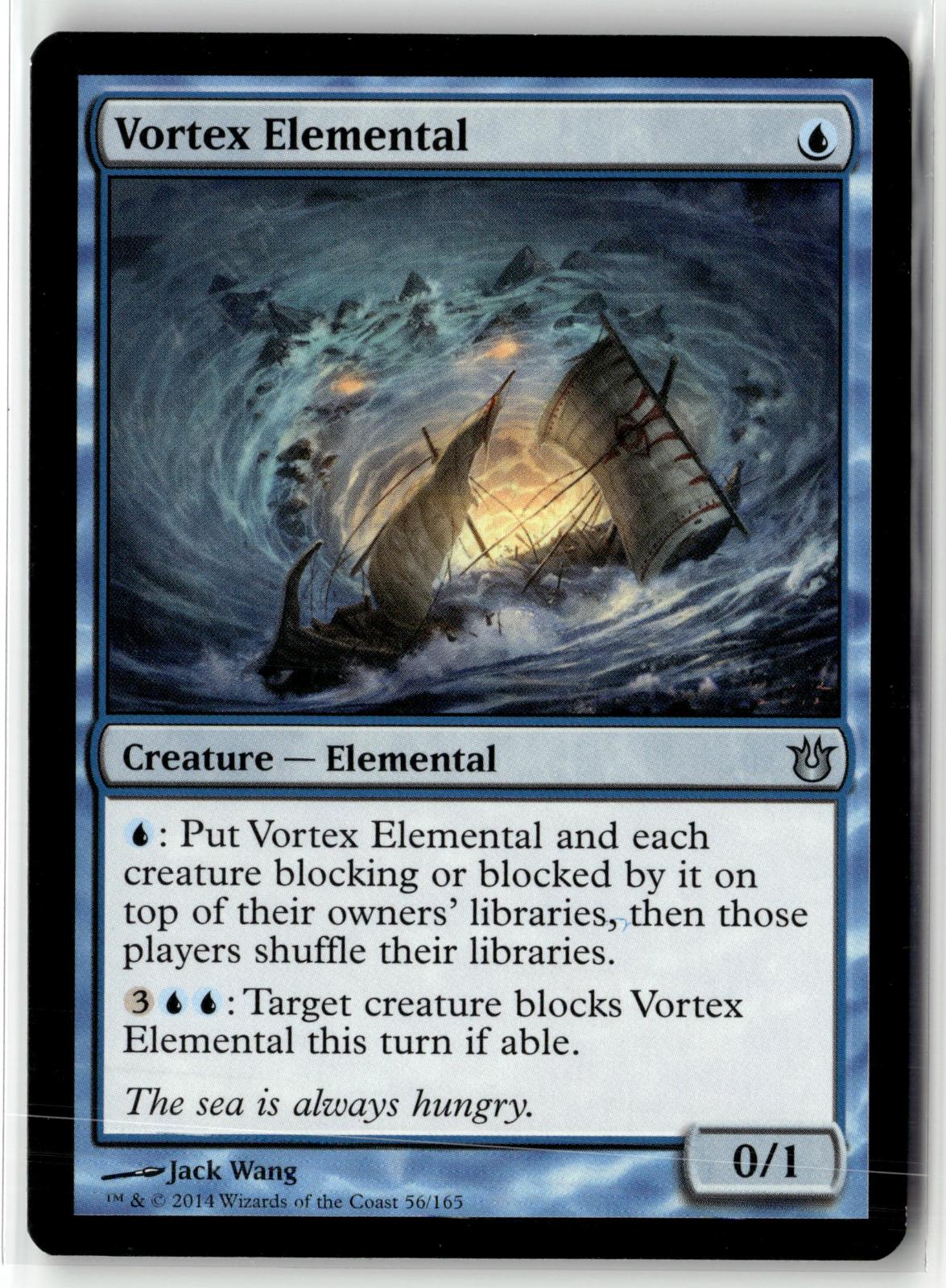 Vortex Elemental 56 Uncommon Born of the Gods Magic: The Gathering Near Mint