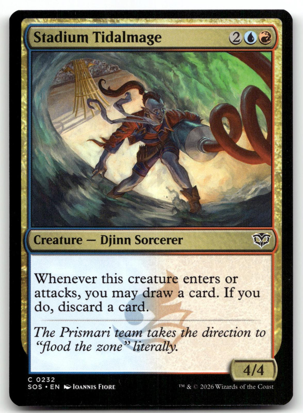 Stadium Tidalmage 232 Common Secrets of Strixhaven Magic: The Gathering NM