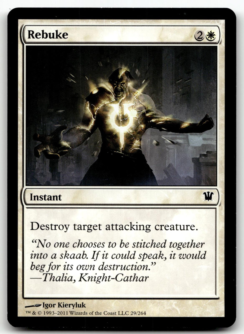 Rebuke 29 Common Innistrad Magic: The Gathering Near Mint