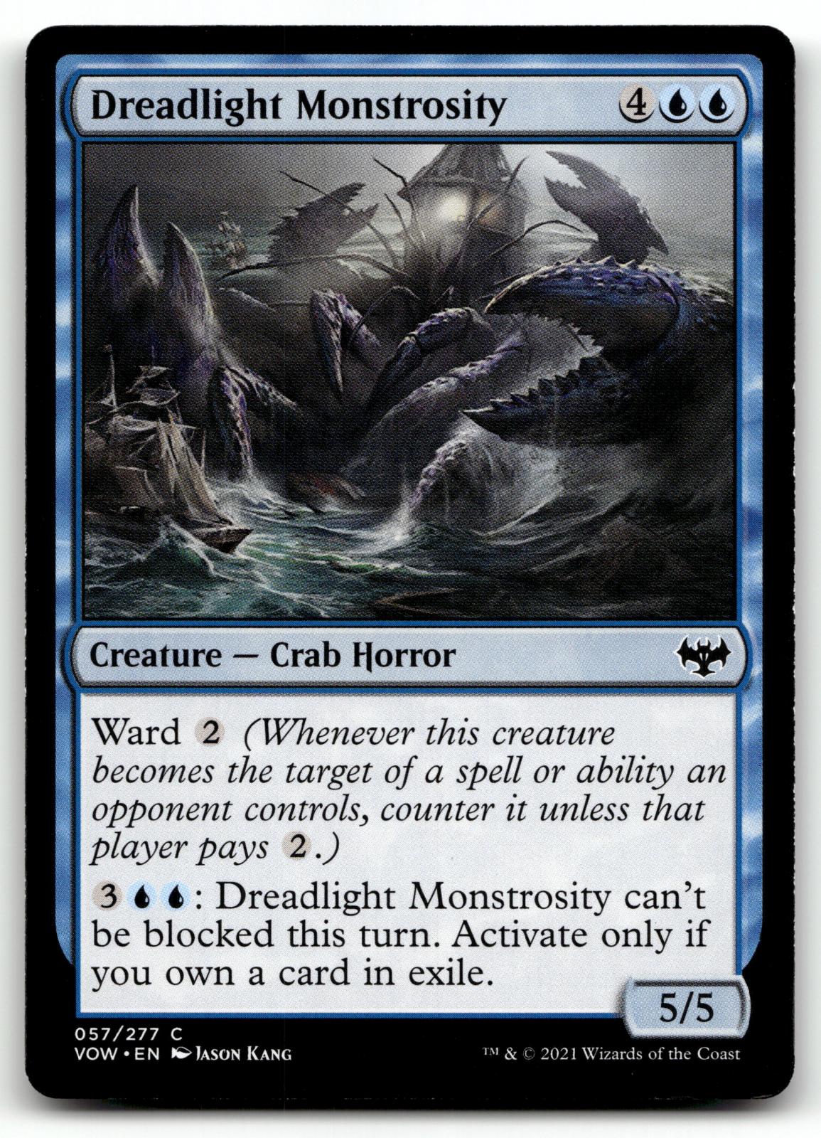 Dreadlight Monstrosity 57 Common Innistrad: Crimson Vow Magic: The Gathering NM