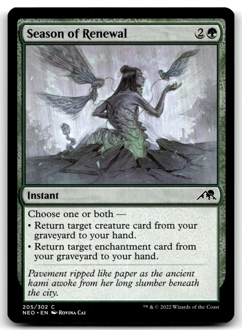 Season of Renewal 205 Common Kamigawa: Neon Dynasty Magic: The Gathering NM