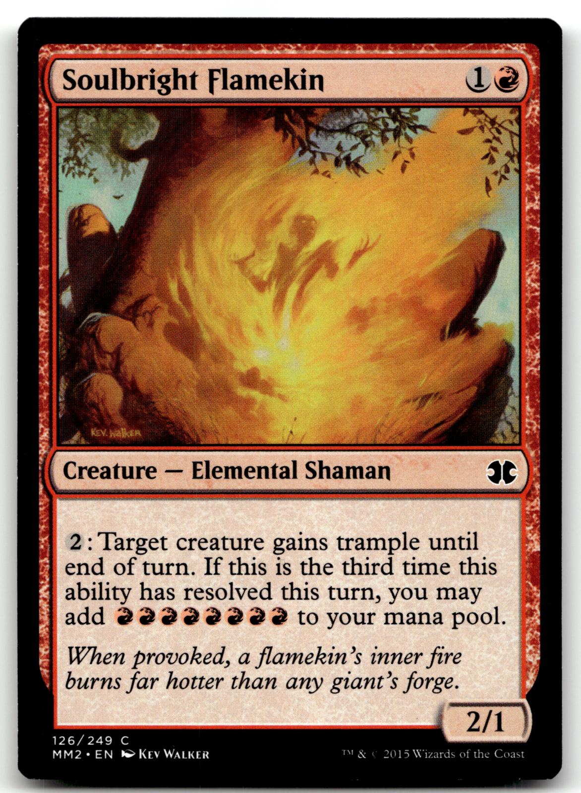 Soulbright Flamekin 126 Common Modern Masters 2015 Magic: The Gathering NM