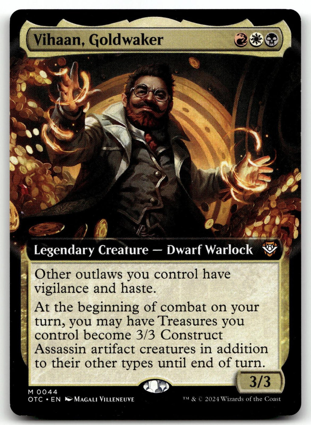 Vihaan, Goldwaker (Extended Art) 44 Commander: Outlaws of Thunder Junction 