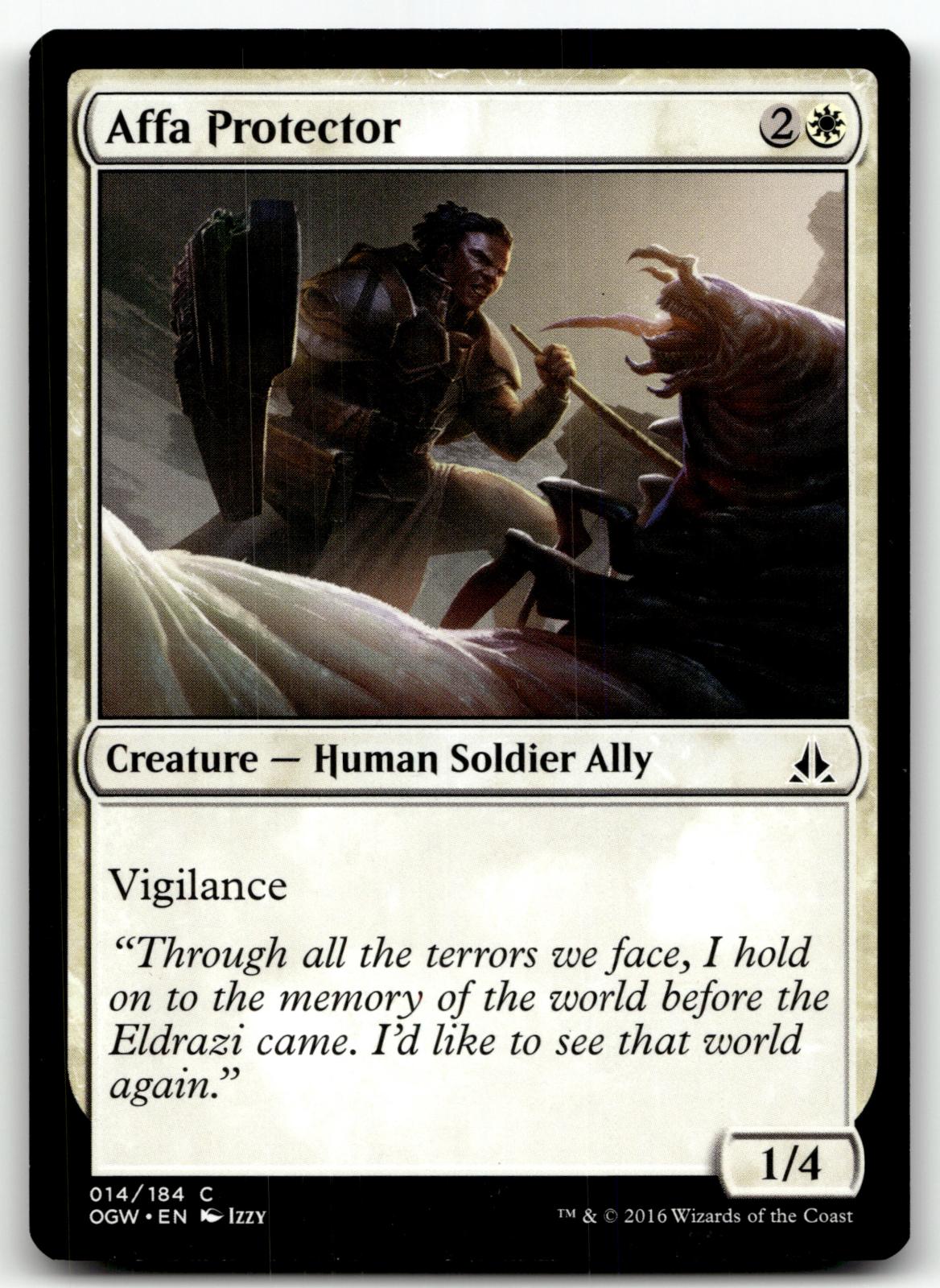 Affa Protector 14 Common Oath of the Gatewatch Magic: The Gathering Near Mint