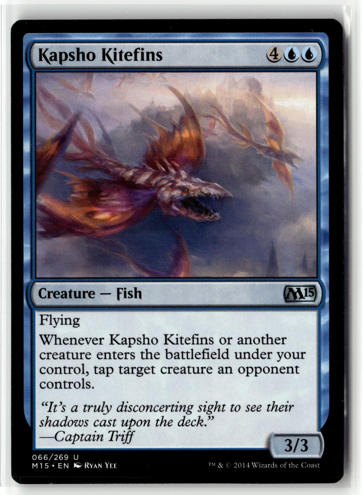 Kapsho Kitefins 66 Uncommon Magic 2015 (M15) Magic: The Gathering Near Mint