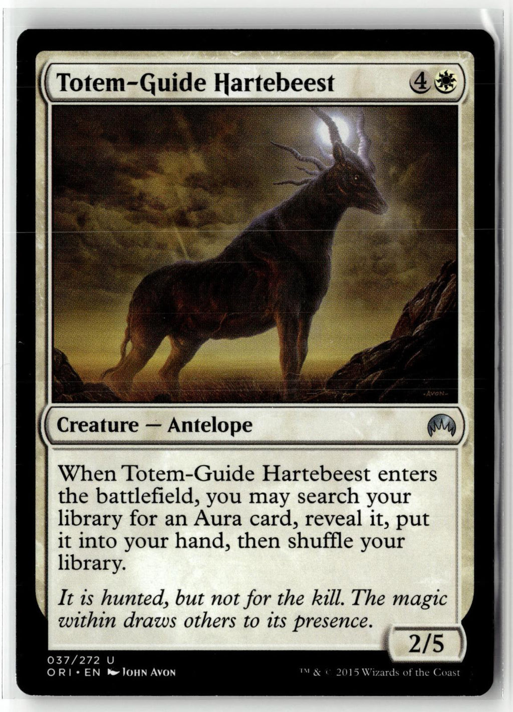 Totem-Guide Hartebeest 37 Uncommon Magic Origins Magic: The Gathering Near Mint