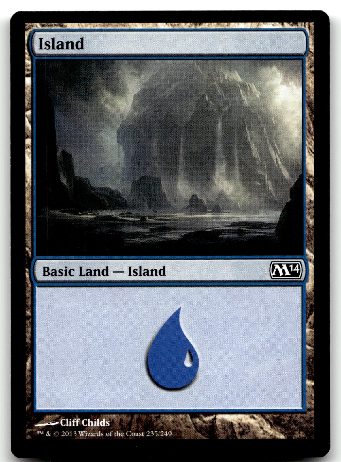 Island (235) 235 Land Magic 2014 (M14) Magic: The Gathering Near Mint