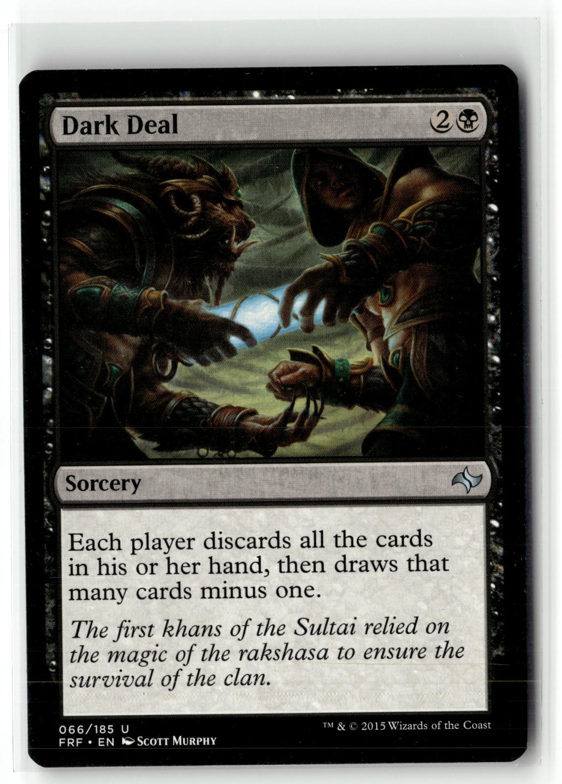 Dark Deal 66 Uncommon Fate Reforged Magic: The Gathering Near Mint