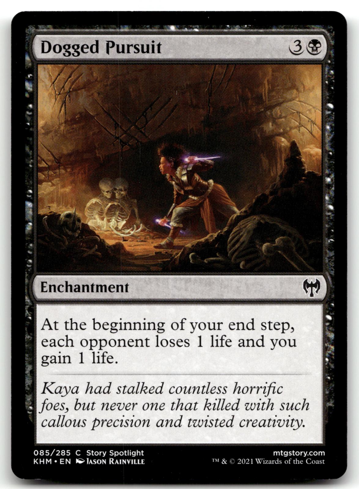 Dogged Pursuit 85 Common Kaldheim Magic: The Gathering Near Mint