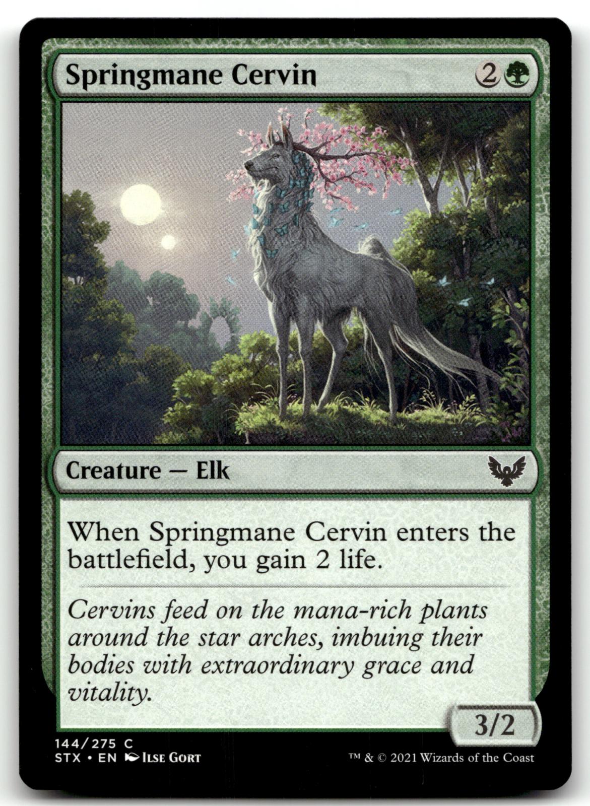Springmane Cervin 144 Common Strixhaven: School of Mages Magic: The Gathering NM