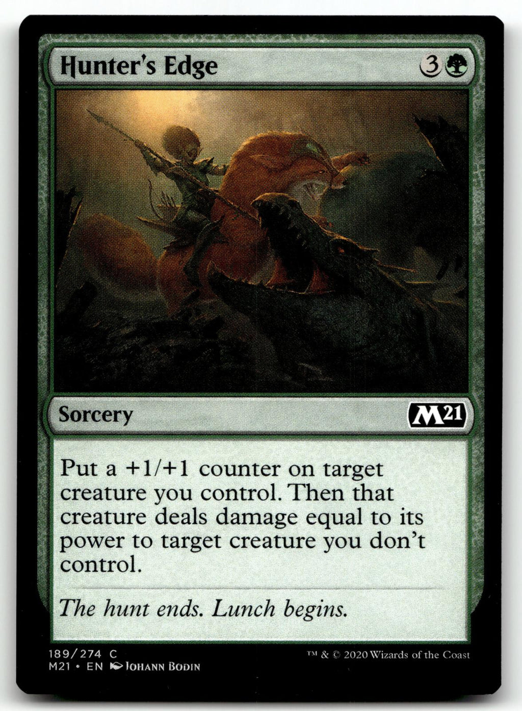 Hunter's Edge 189 Common Core Set 2021 Magic: The Gathering Near Mint