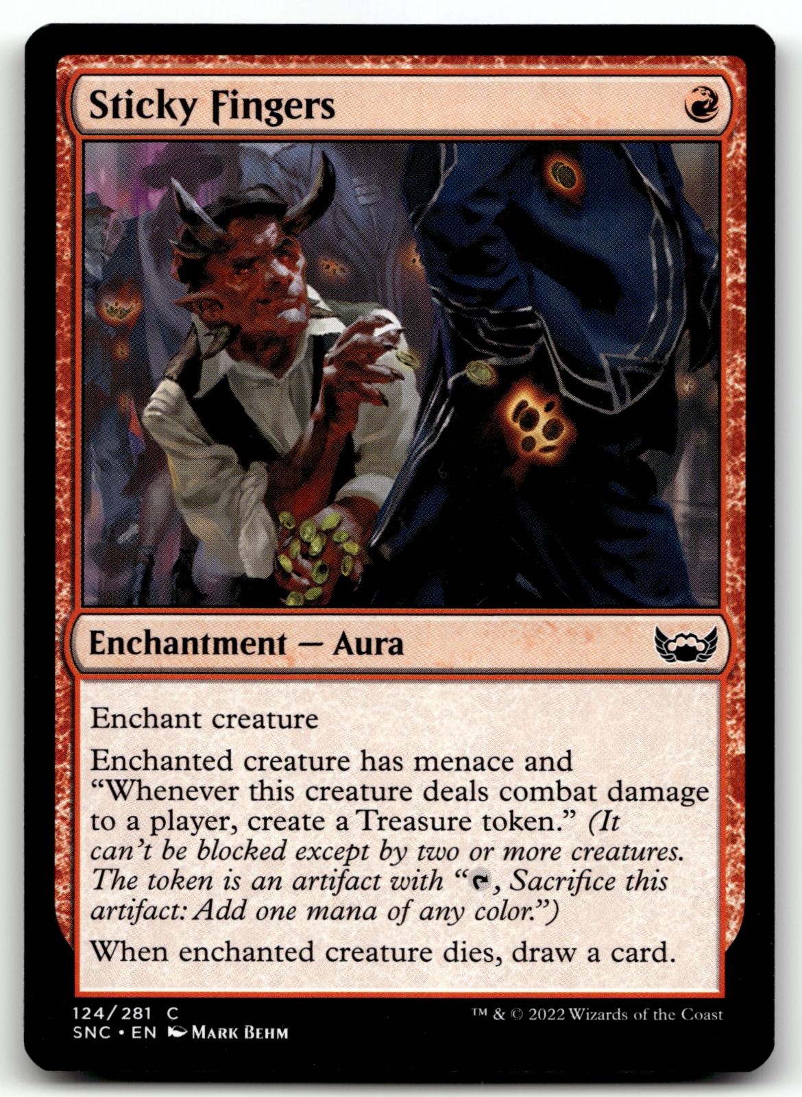 Sticky Fingers 124 Common Streets of New Capenna Magic: The Gathering Near Mint