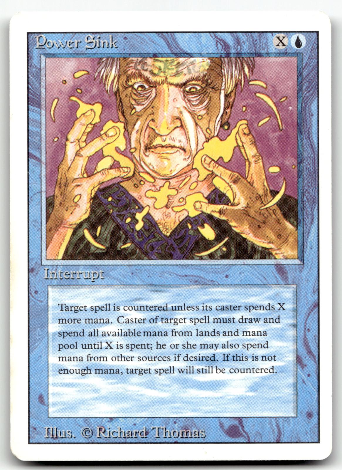 Power Sink Common Revised Edition Magic: The Gathering Near Mint