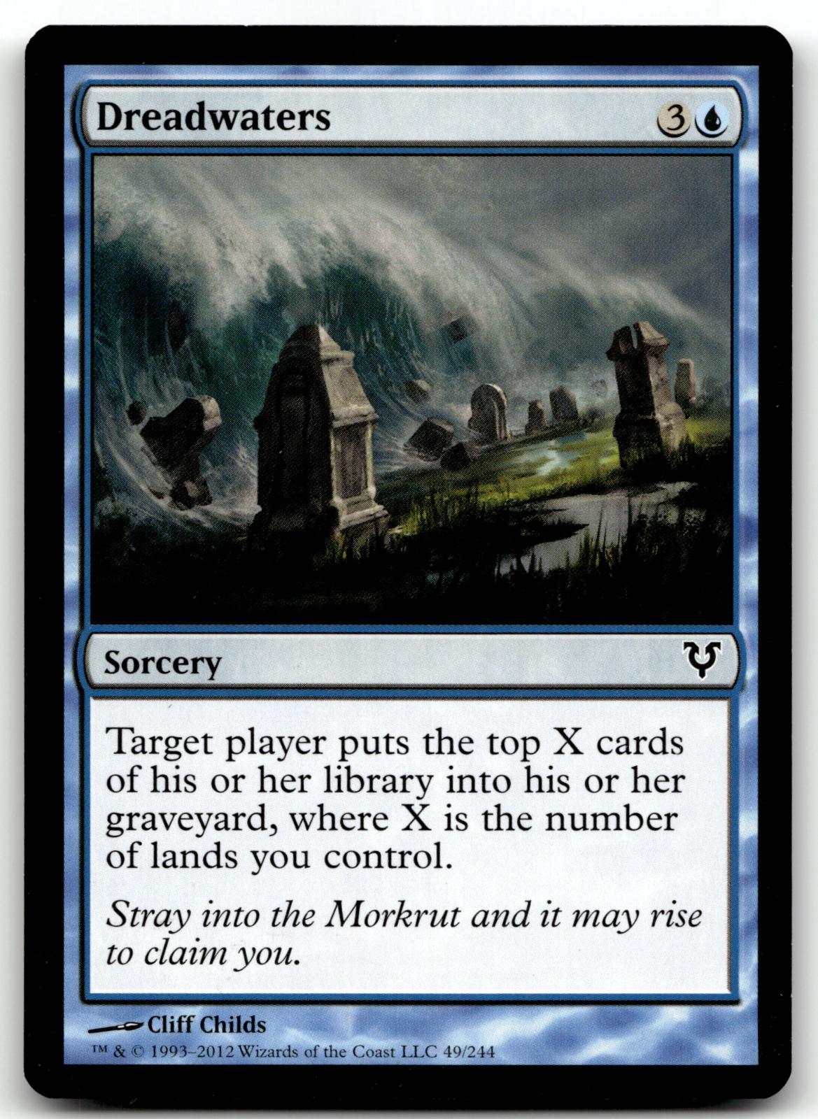 Dreadwaters 49 Common Avacyn Restored Magic: The Gathering Near Mint