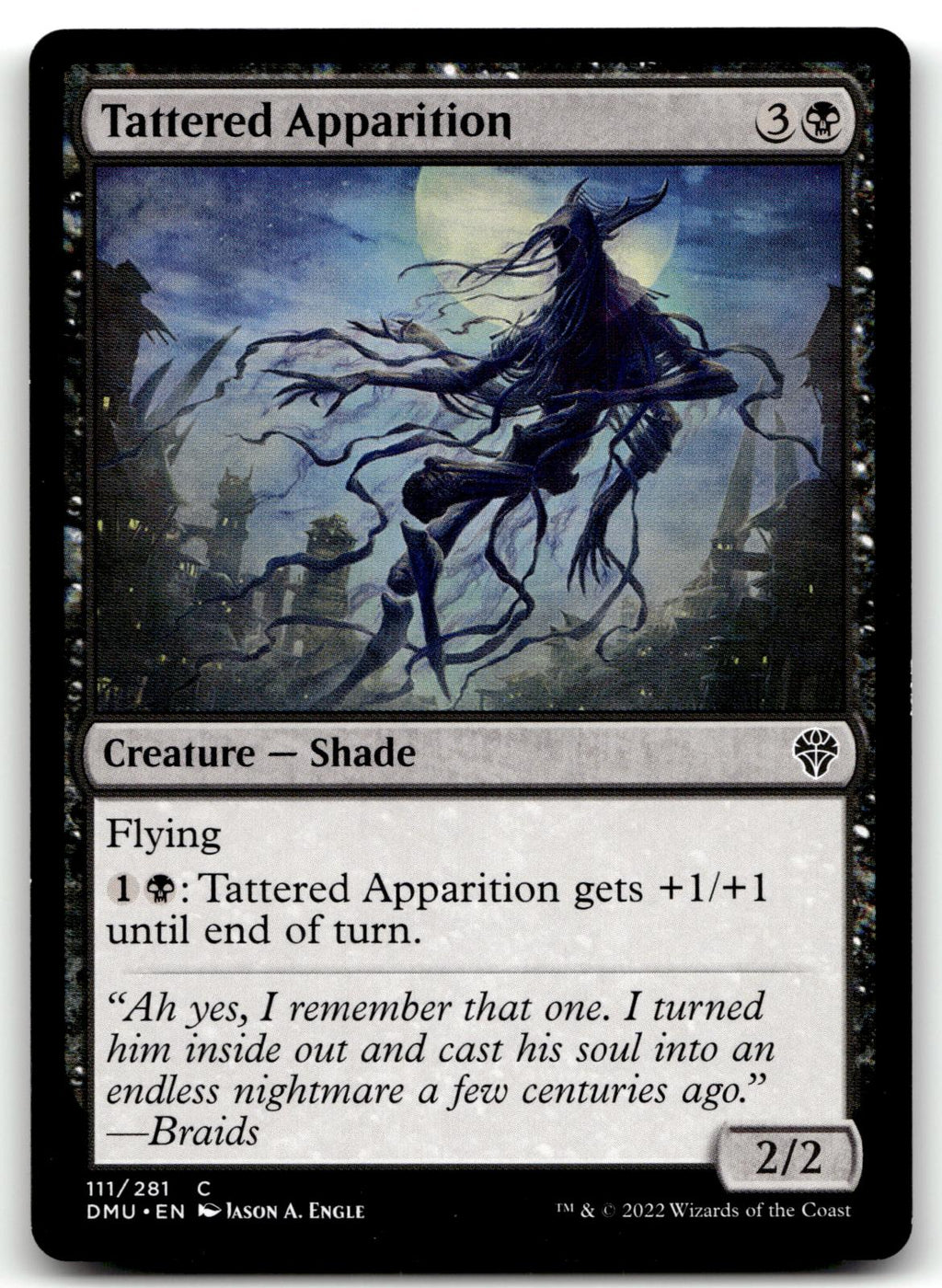 Tattered Apparition 111 Common Dominaria United Magic: The Gathering Near Mint