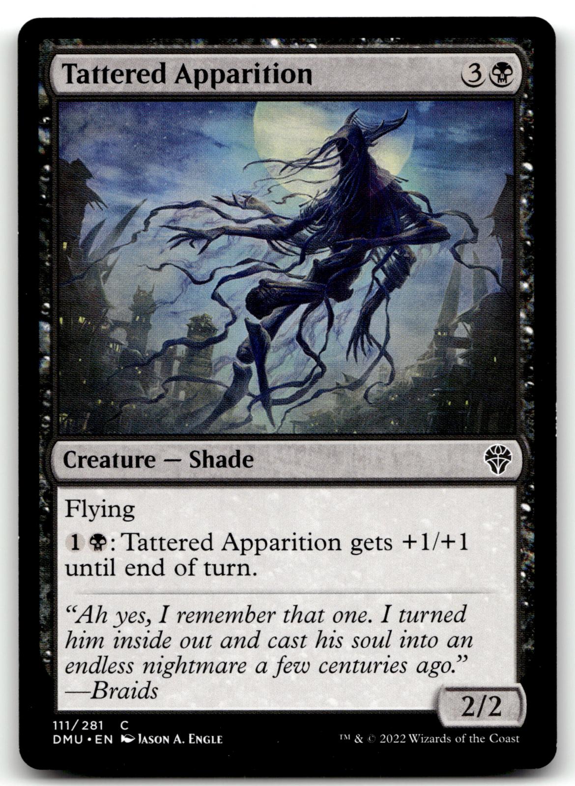 Tattered Apparition 111 Common Dominaria United Magic: The Gathering Near Mint