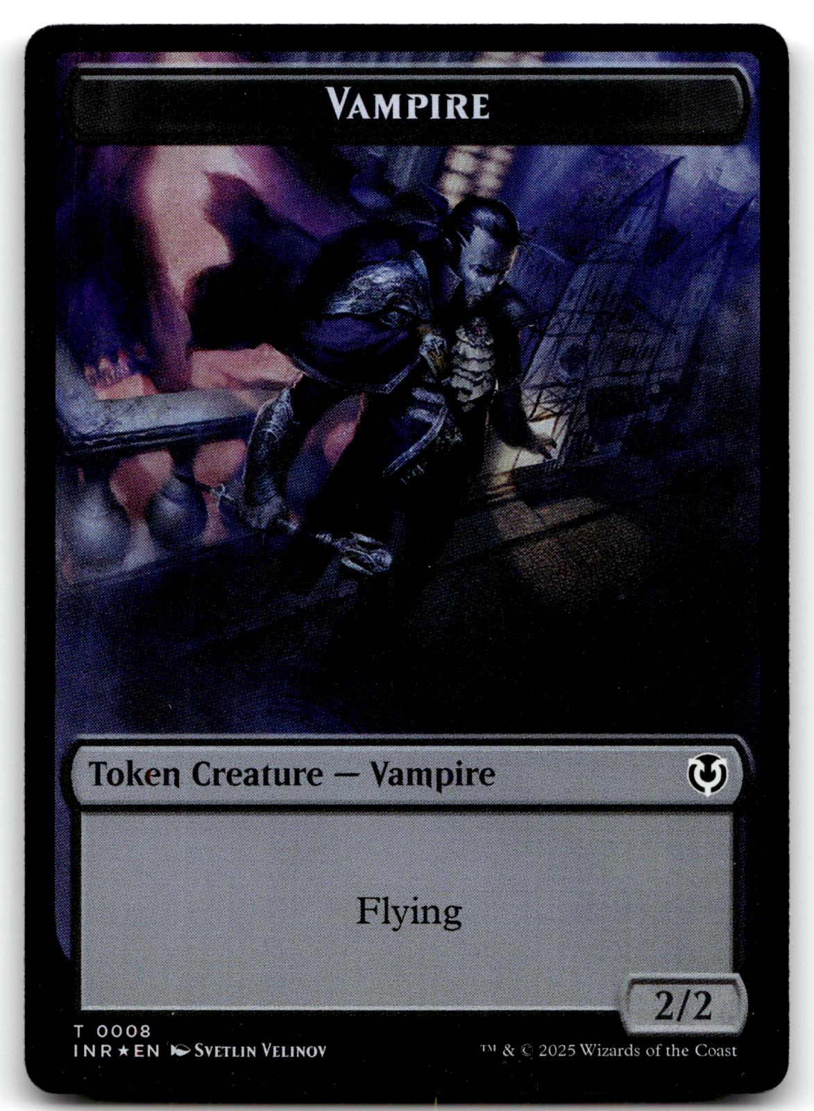Vampire (0007) // Vampire (0008) Double-Sided Token 7 // 8 Innistrad Remastered Magic: The Gathering Foil NM