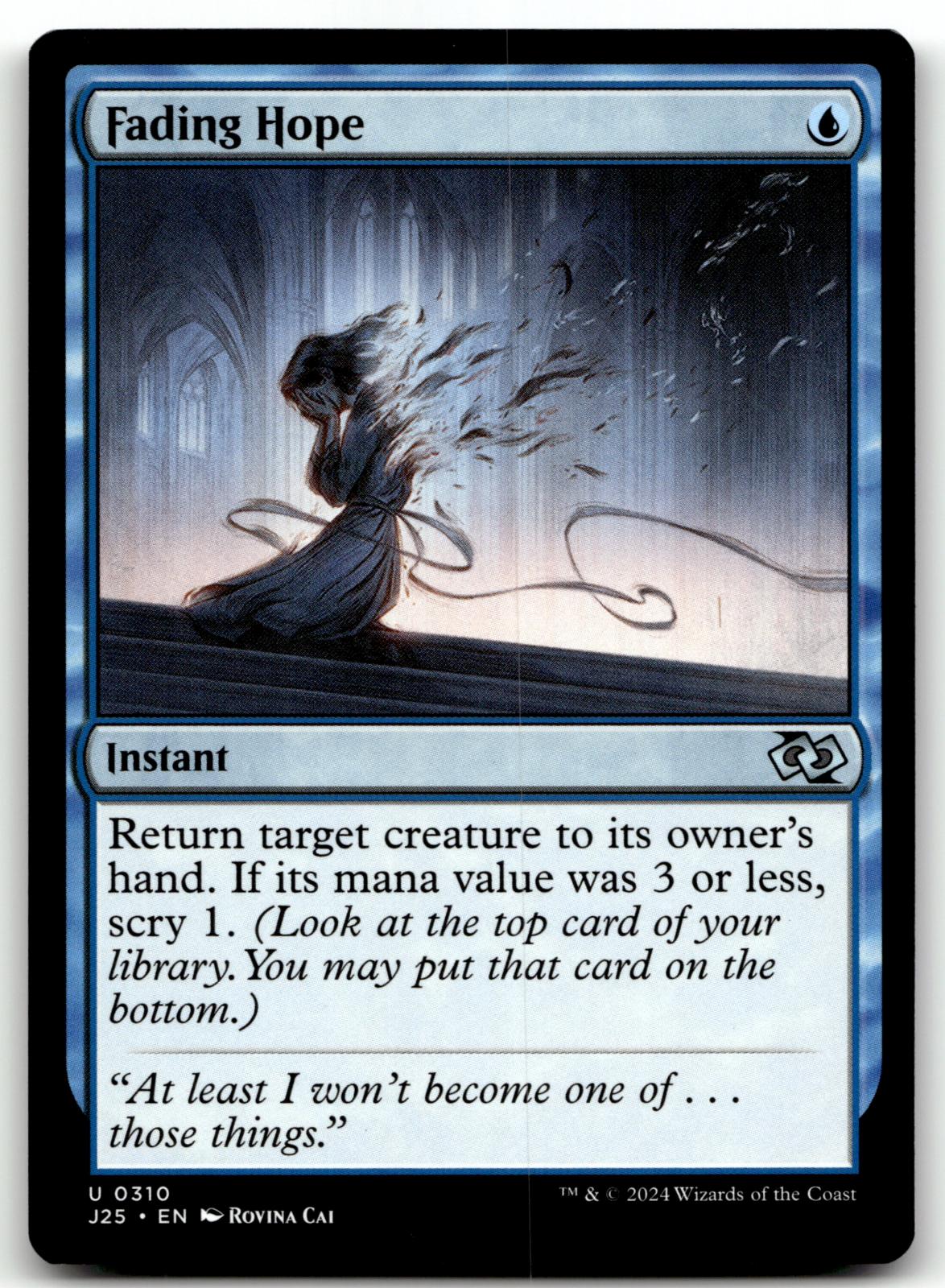 Fading Hope 310 Uncommon Foundations Jumpstart Magic: The Gathering Near Mint