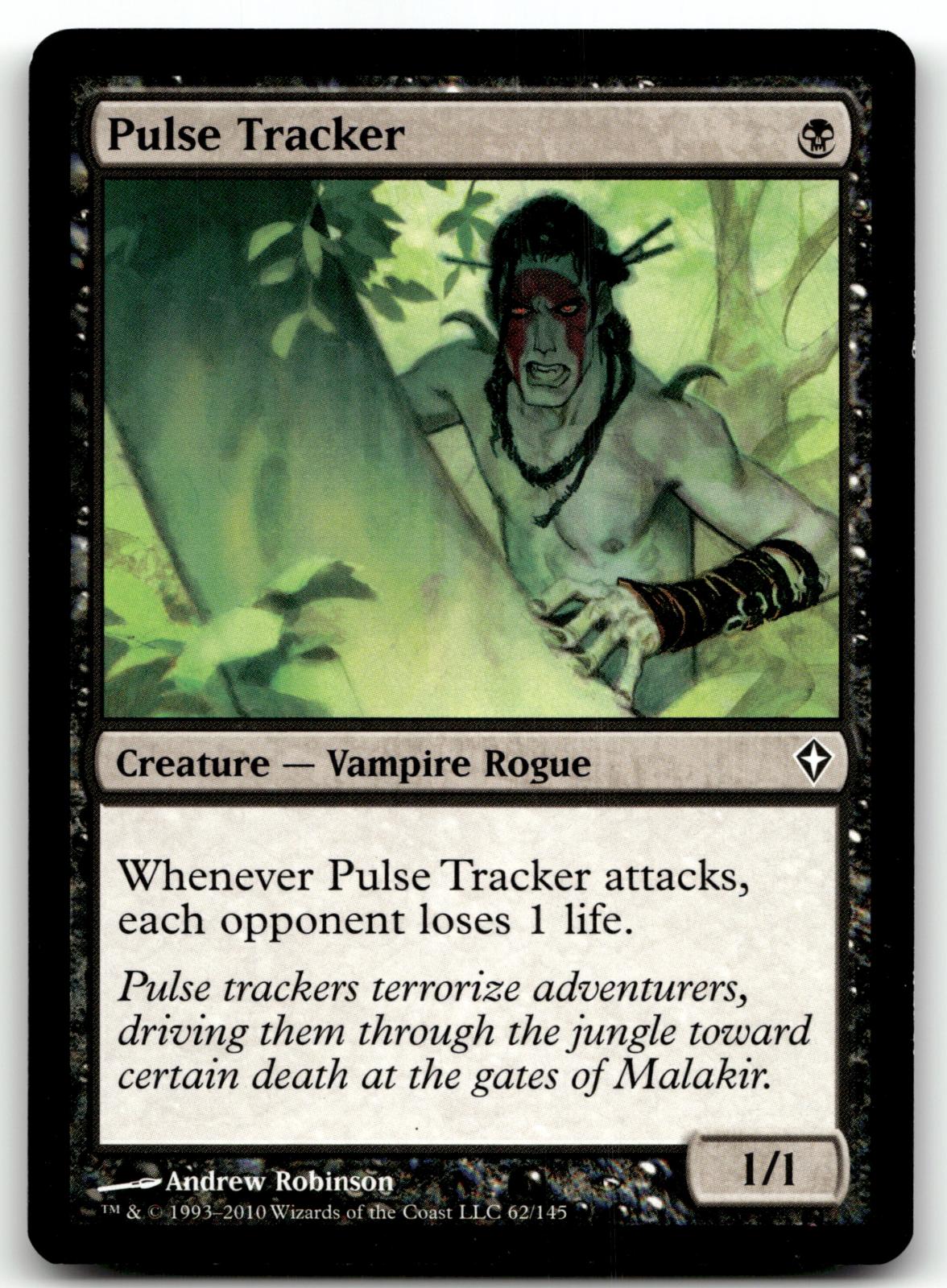 Pulse Tracker 62 Common Worldwake Magic: The Gathering Near Mint