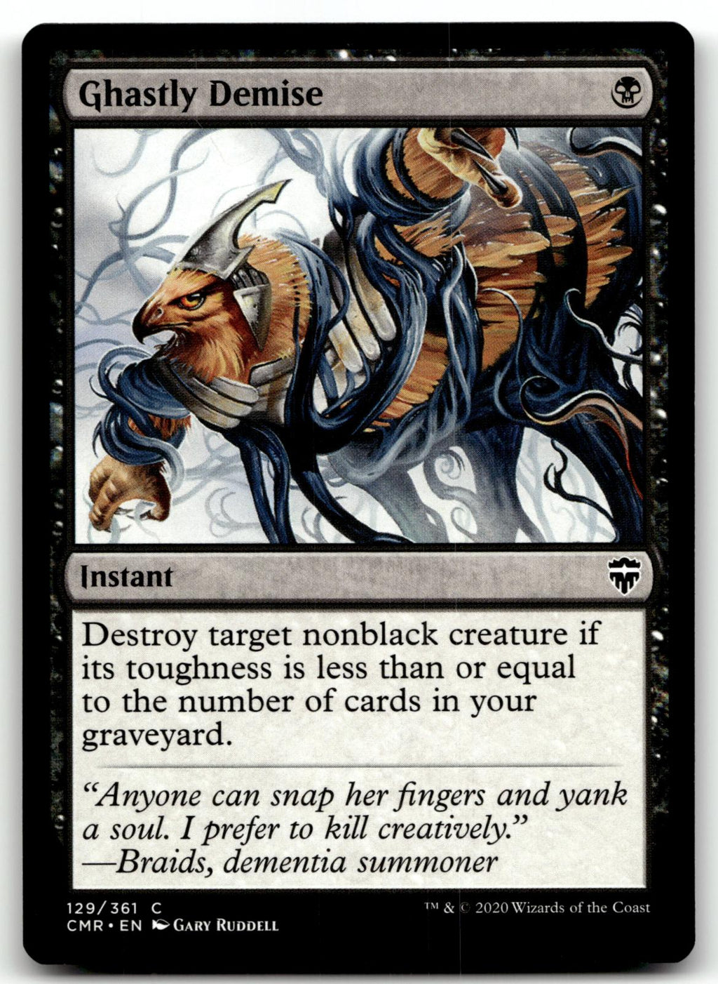 Ghastly Demise 129 Common Commander Legends Magic: The Gathering Near Mint