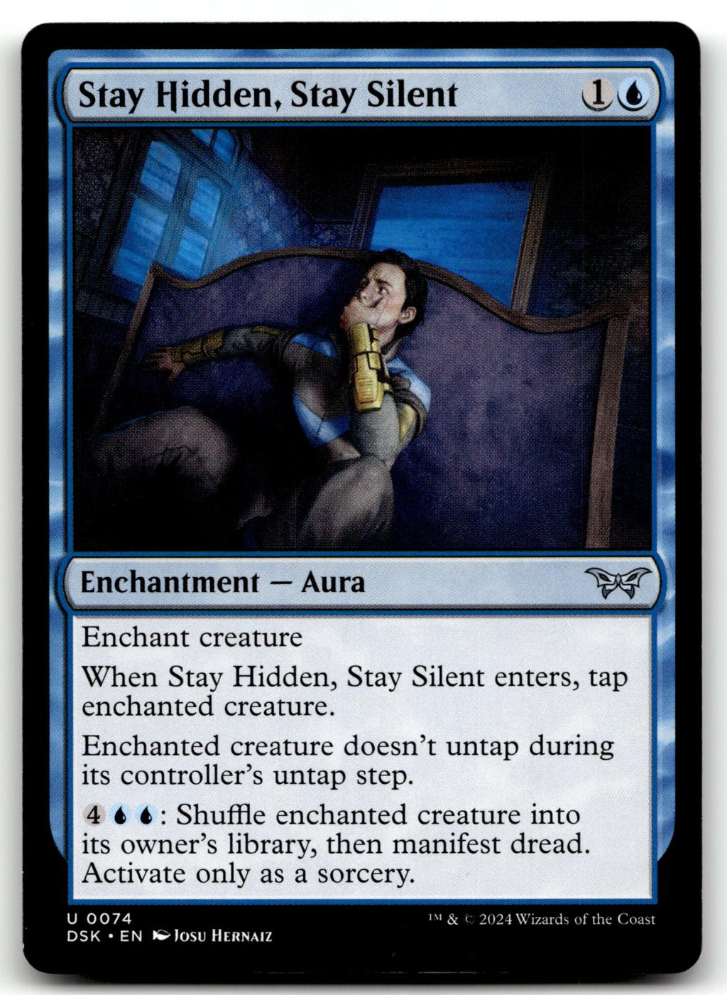 Stay Hidden, Stay Silent (0074) 74 Duskmourn: House of Horror Magic: The Gathering NM