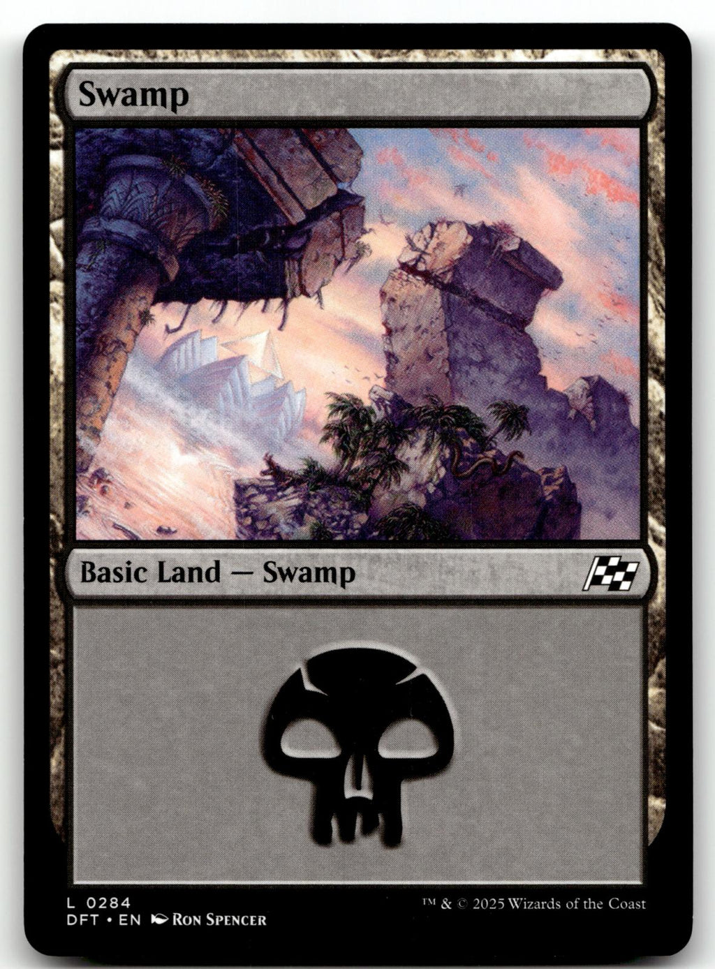 Swamp (0284) 284 Land Aetherdrift Magic: The Gathering Near Mint