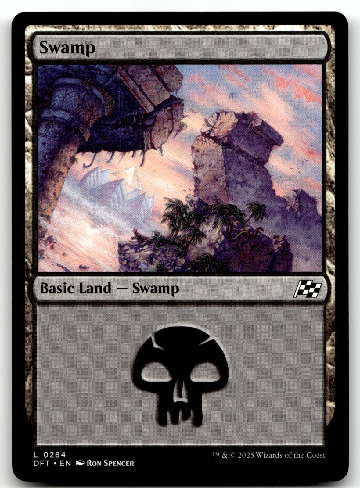 Swamp (0284) 284 Land Aetherdrift Magic: The Gathering Near Mint