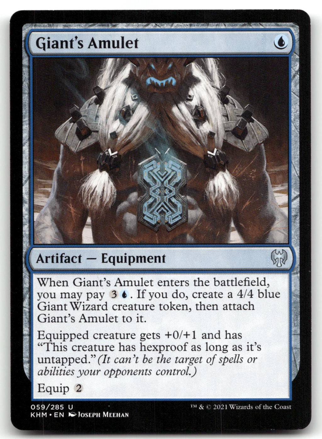 Giant's Amulet 59 Uncommon Kaldheim Magic: The Gathering Near Mint